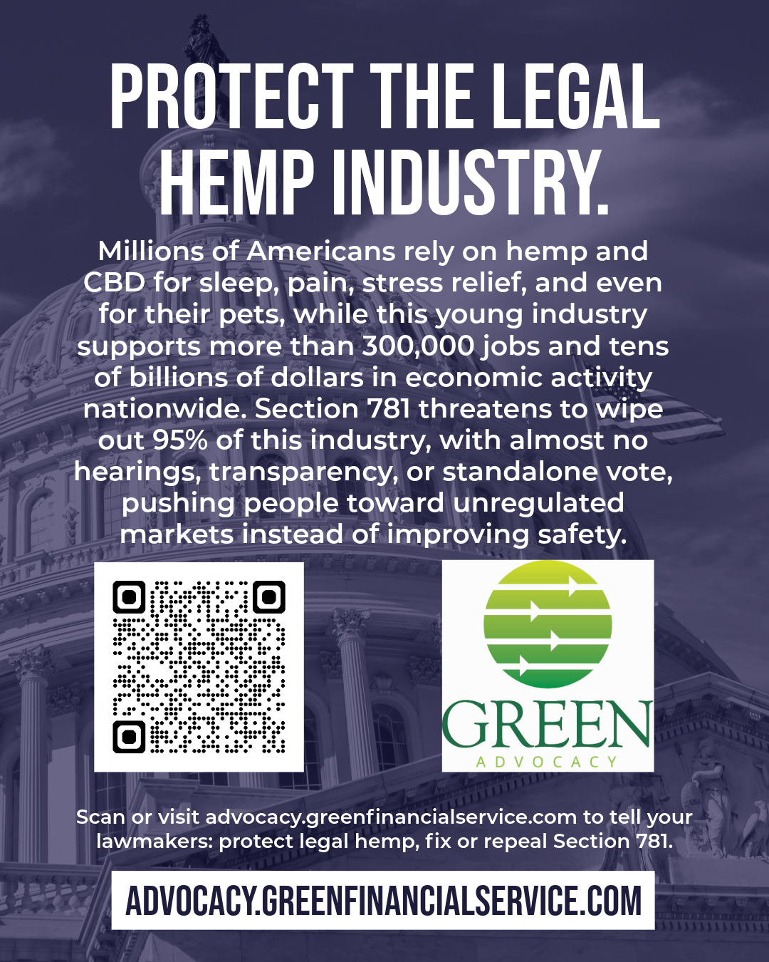 hemp advocacy flyer