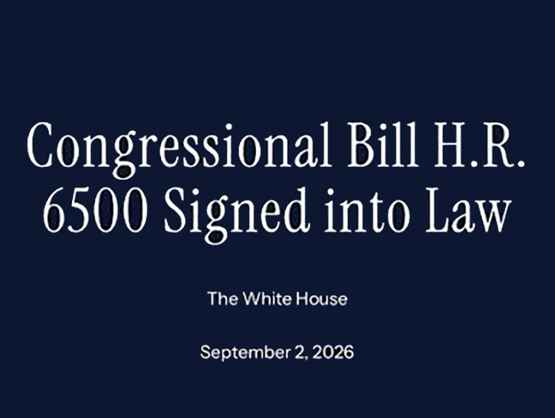 HR 6500 Passed